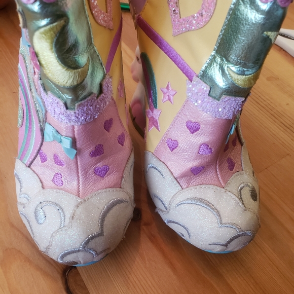 Irregular Choice x Dolls Kill Dreams Come True Unicorn Booties Heels - Picture 5 of 7